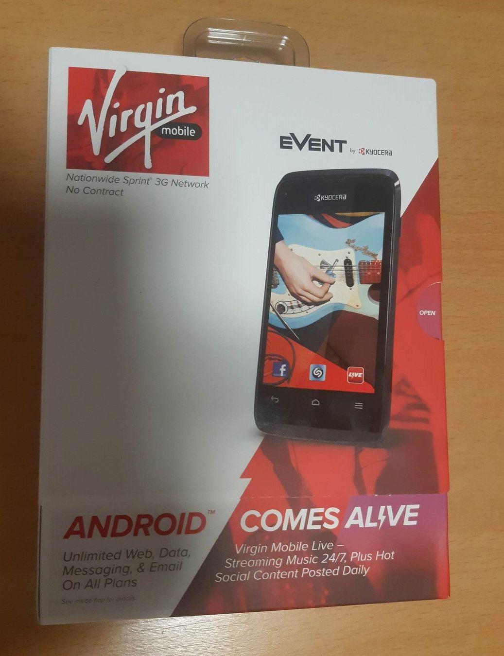Telefoni cellulari / Smartphones: Handy Virgin Mobile Live – Nuovo e nell'imballaggio originale da Dulliken venduto da Airliner2