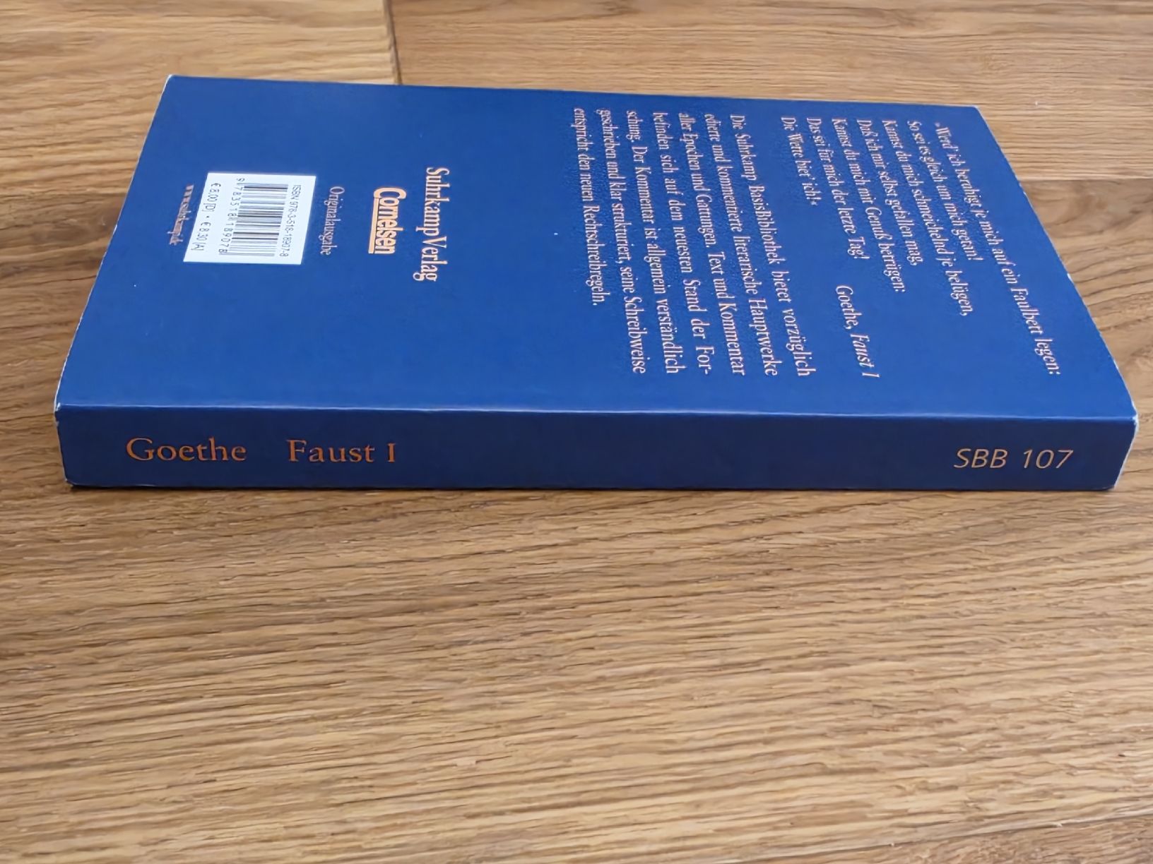 Livres: Goethe Faust I, Text und Kommentar – Neuf (Voir description) à Schliern b. Köniz par Zelda_adlez 2