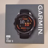Garmin Fenix 8, 47 mm, AMOLED, schwarz - neu und ungeöffnet