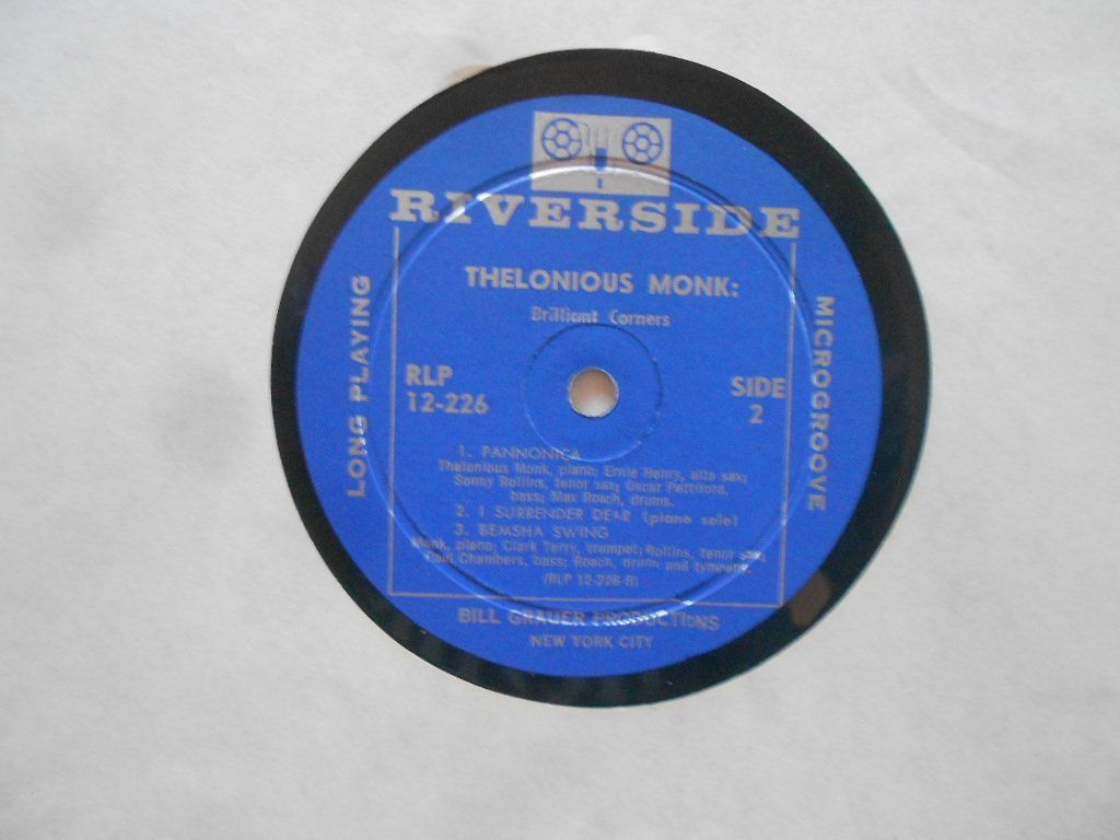 Dischi in vinile: THELONIOUS MONK  -  BRILLIANT CORNERS – Usato da Bex venduto da Giorgiob 3