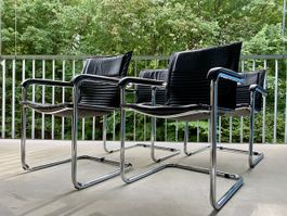 4 vintage design Bauhaus Freischwinger 1980er