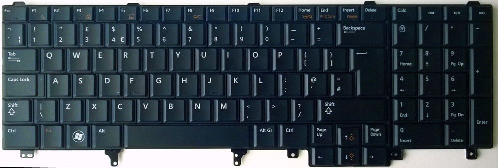 Clavier Dell QWERTY UK – Pour D620 D820 – K060425F – Noir – Ouvert Mais Jamais Utilisé