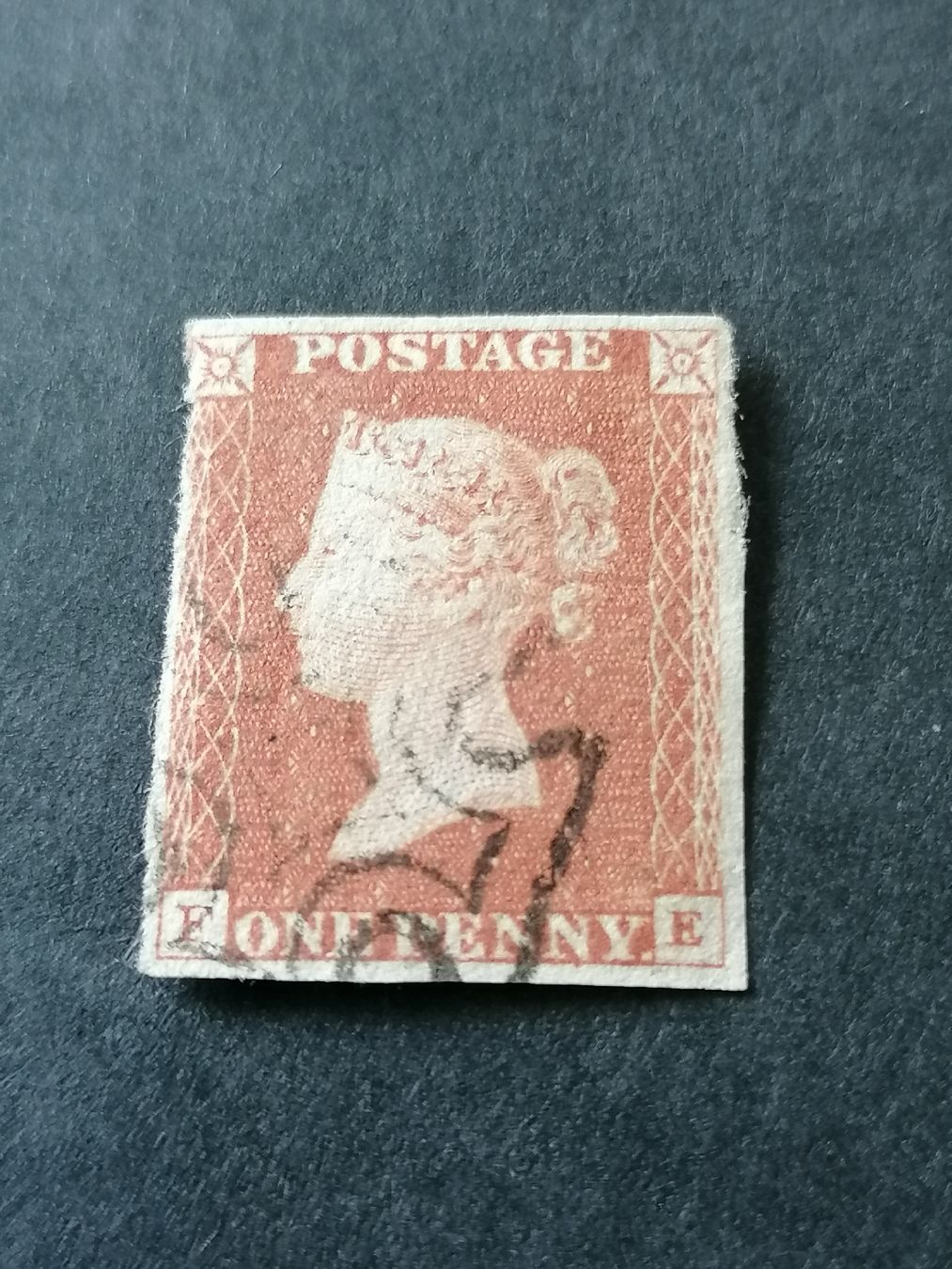 Tous les timbres: One Penny red 1841, Platte 38 – D'occasion à Happerswil par tschergi