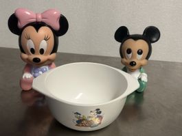 Micky Maus Schüssel Disney Babies Figur  Set