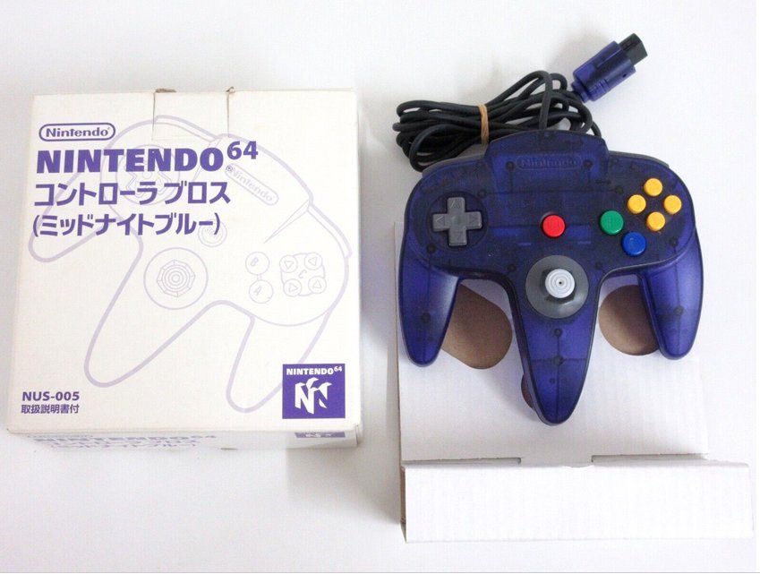 Nintendo Controller: NINTENDO 64 CONTROLLER (JAP) - MIDNIGHT BLUE - MIT SCHACHTEL – Usato da Spiegel b. Bern venduto da Natix 1