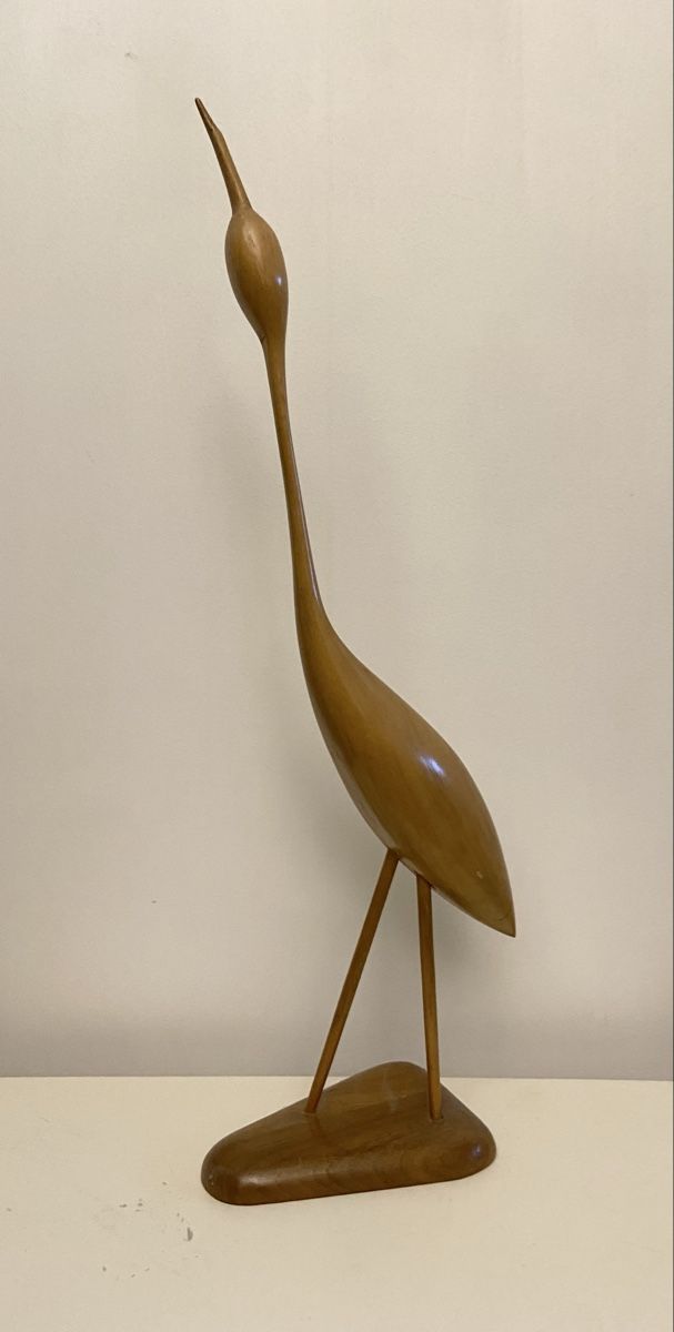 Statuette: Kranich Mid-Century Teak – Usato da Zürich venduto da Unique2400