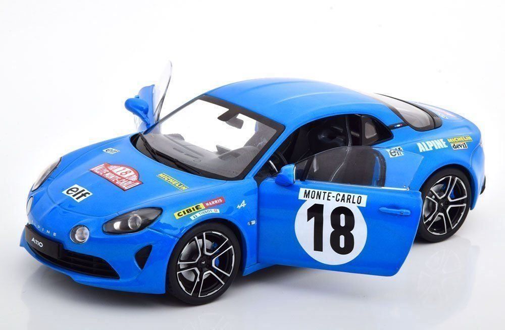 Alpine Modellini d'auto: ALPINE A110 #18 MONTE CARLO 2018 1:18 SOLIDO – Nuovo e nell'imballaggio originale da Suhr venduto da Moebelsiralfred 1