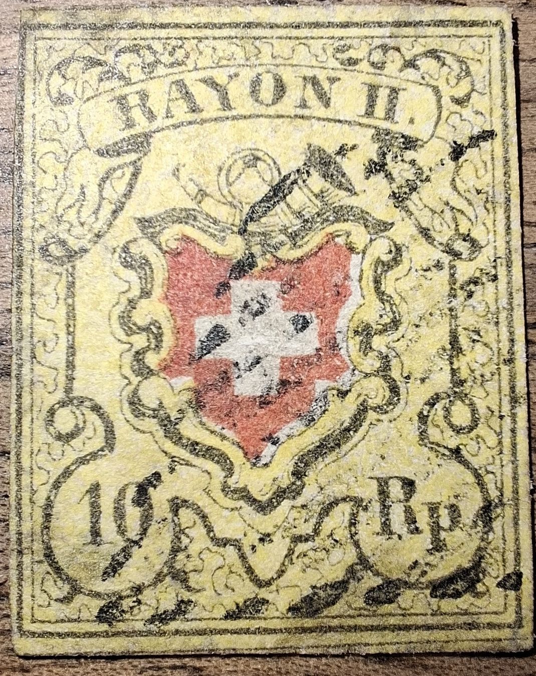 Tutti i francobolli: Rayon 16II Typ 12 E - LU Kat. 200.- – Usato da Balgach venduto da SIMEON27