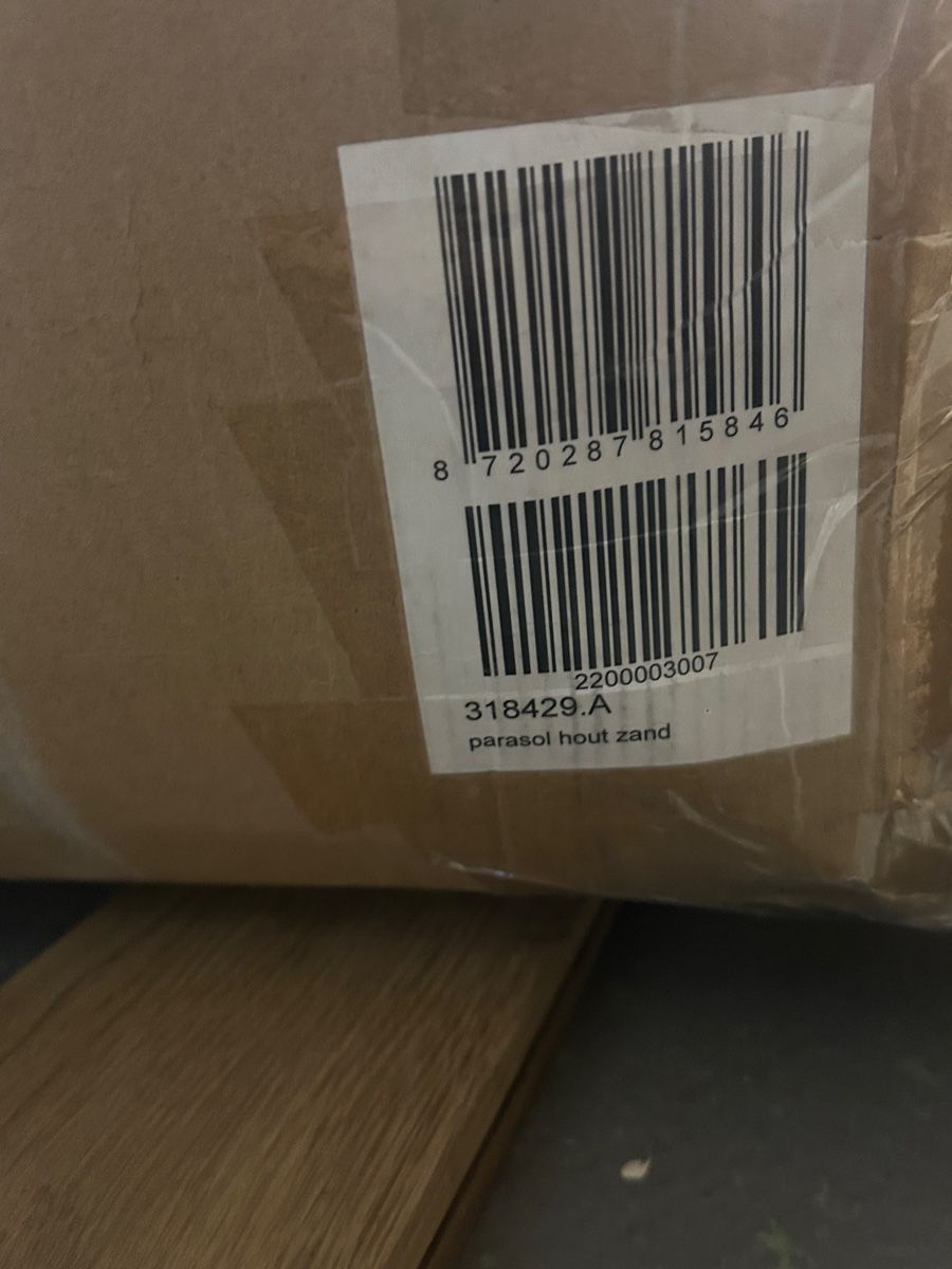 Vidaxl Ombrelloni: Sonnenschirm Holz Zand  – Nuovo (secondo la descrizione) da Boniswil venduto da den_5bcy 1