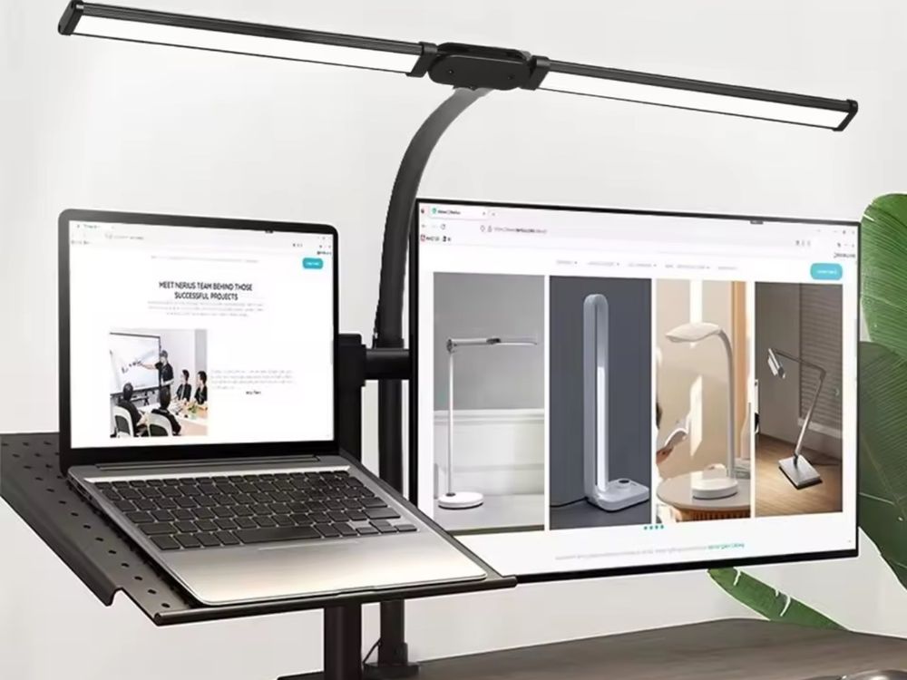 Lampade: Double Single Head Led Clip Desk Lamp Dimmable Computer – Nuovo e nell'imballaggio originale da St. Gallen venduto da Stirnrunzler 2