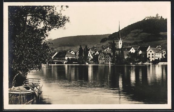 Ansichtskarten: Stein a. Rhein, Ortsansicht vom Ufer aus – Gebraucht aus Berlin von bartko-reher