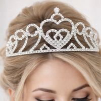 Diadem Tiara Haarreif Kristall Strass 8