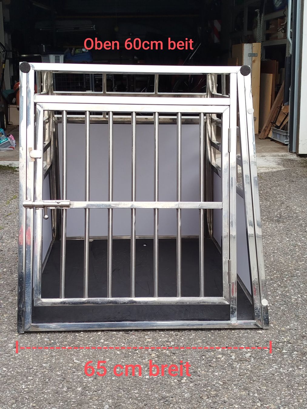 Gabbie, trasporto & Sicurezza: Alu Hundebox, 65cm x 82cm – Usato da Menziken venduto da Tapele