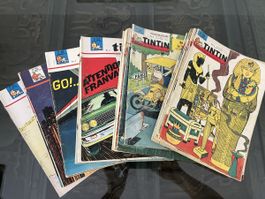 Journal Tintin de 1965, lot de 47 numéros entre 848 et 883