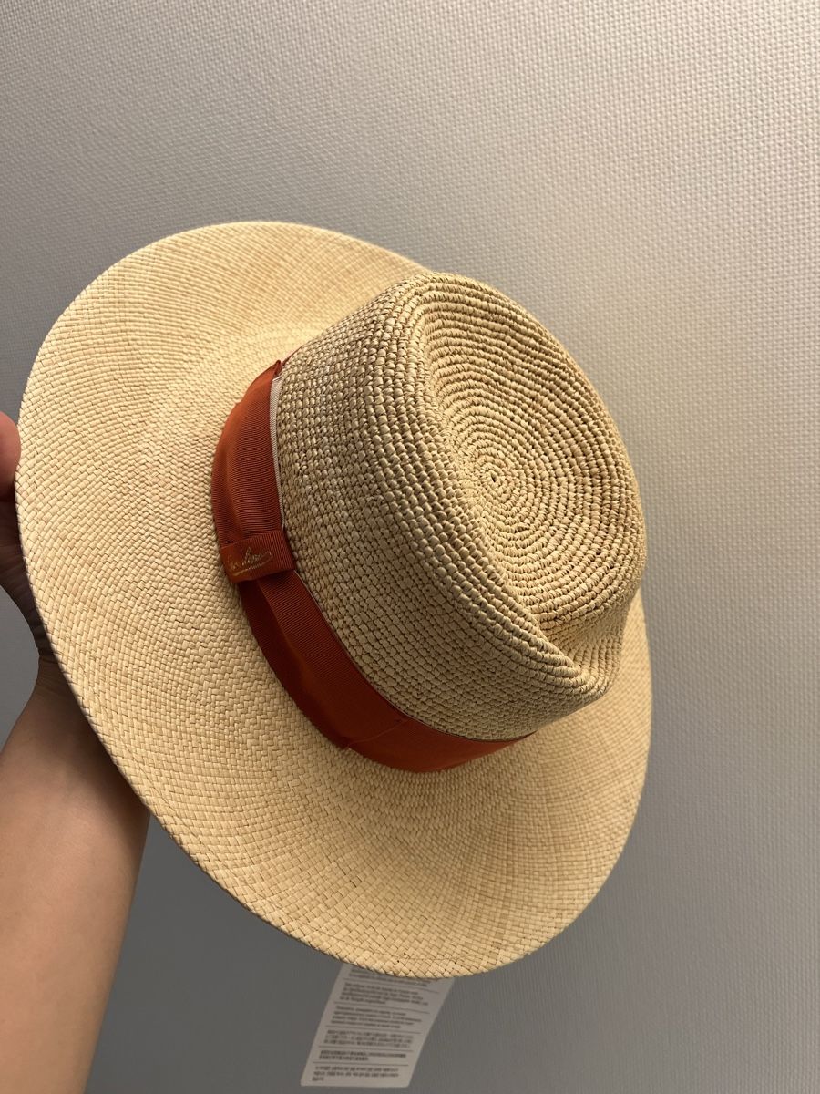 Borsalino Copricapi, berretti & cappellini: Borsalino sunhat fedora- new – Nuovo e nell'imballaggio originale da Corsier GE venduto da Karol_save_planet 6
