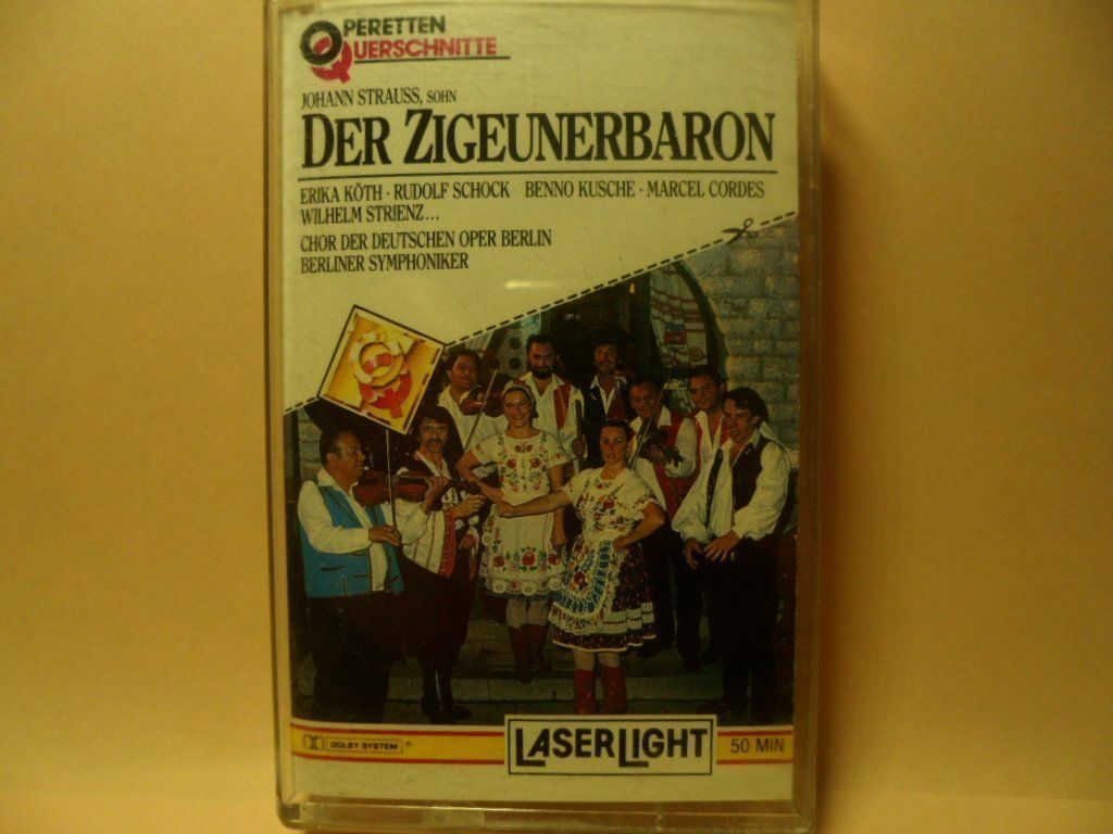 Musicassette: JOHANN STRAUSS  jun. DER ZIGEUNERBARON – Usato da Langnau i. E. venduto da gf2_29jt