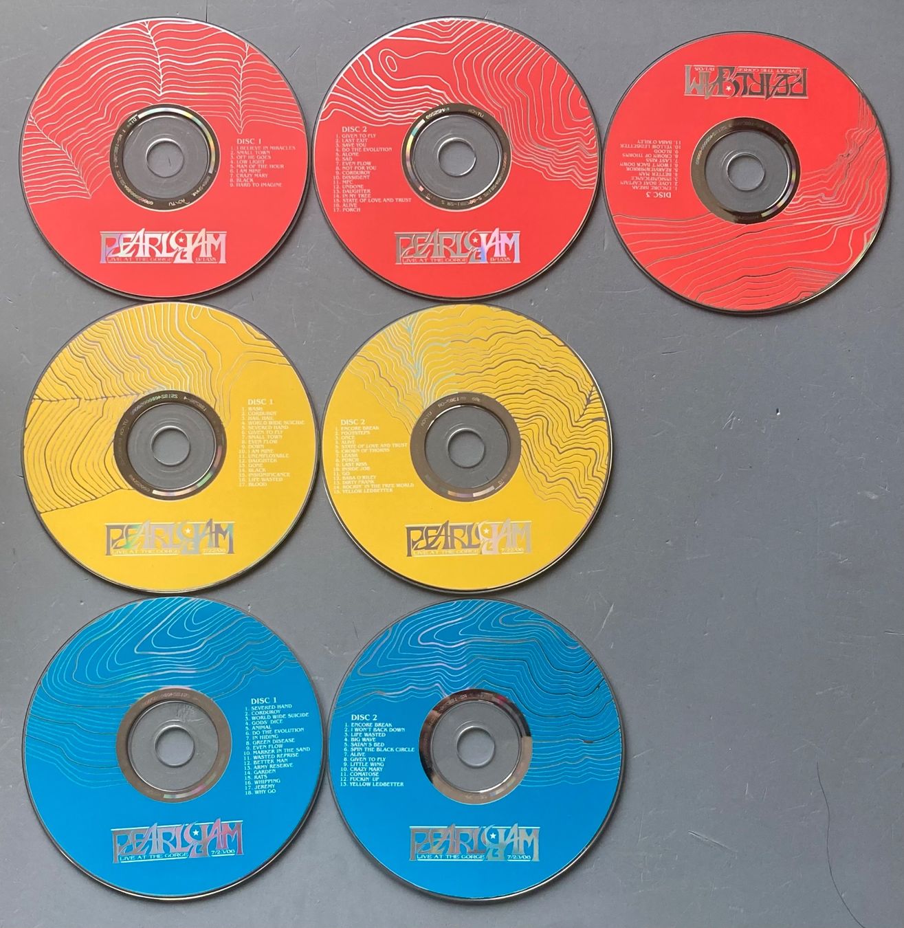CDs: PEARL JAM - LIVE AT THE GORGE 05/06 – D'occasion à Poliez-Pittet par Newtown-Records 7