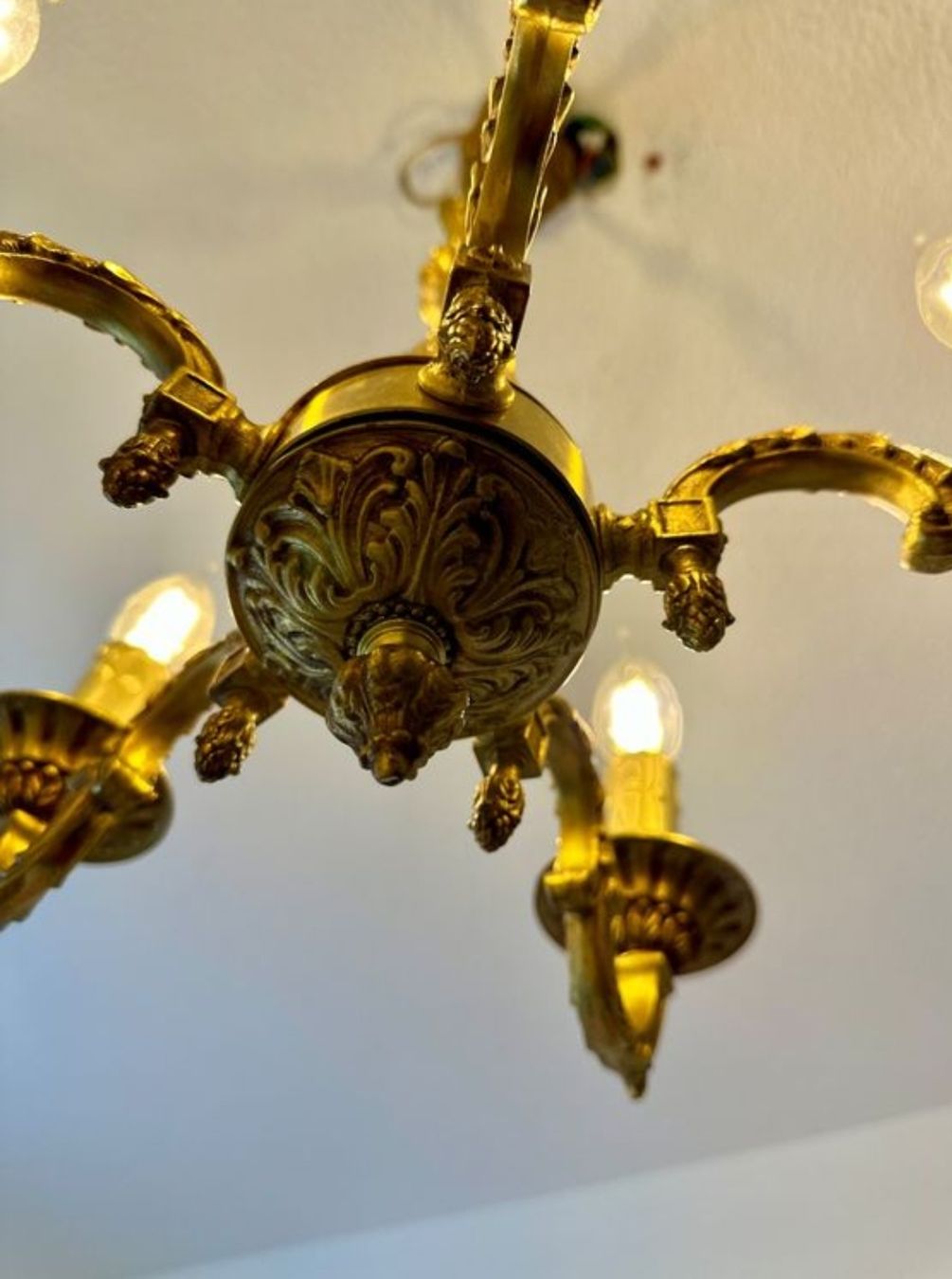 Lustres & lampes de plafonds: Antiker 5-armiger Kronleuchter – D'occasion à St. Gallen par charly92 8