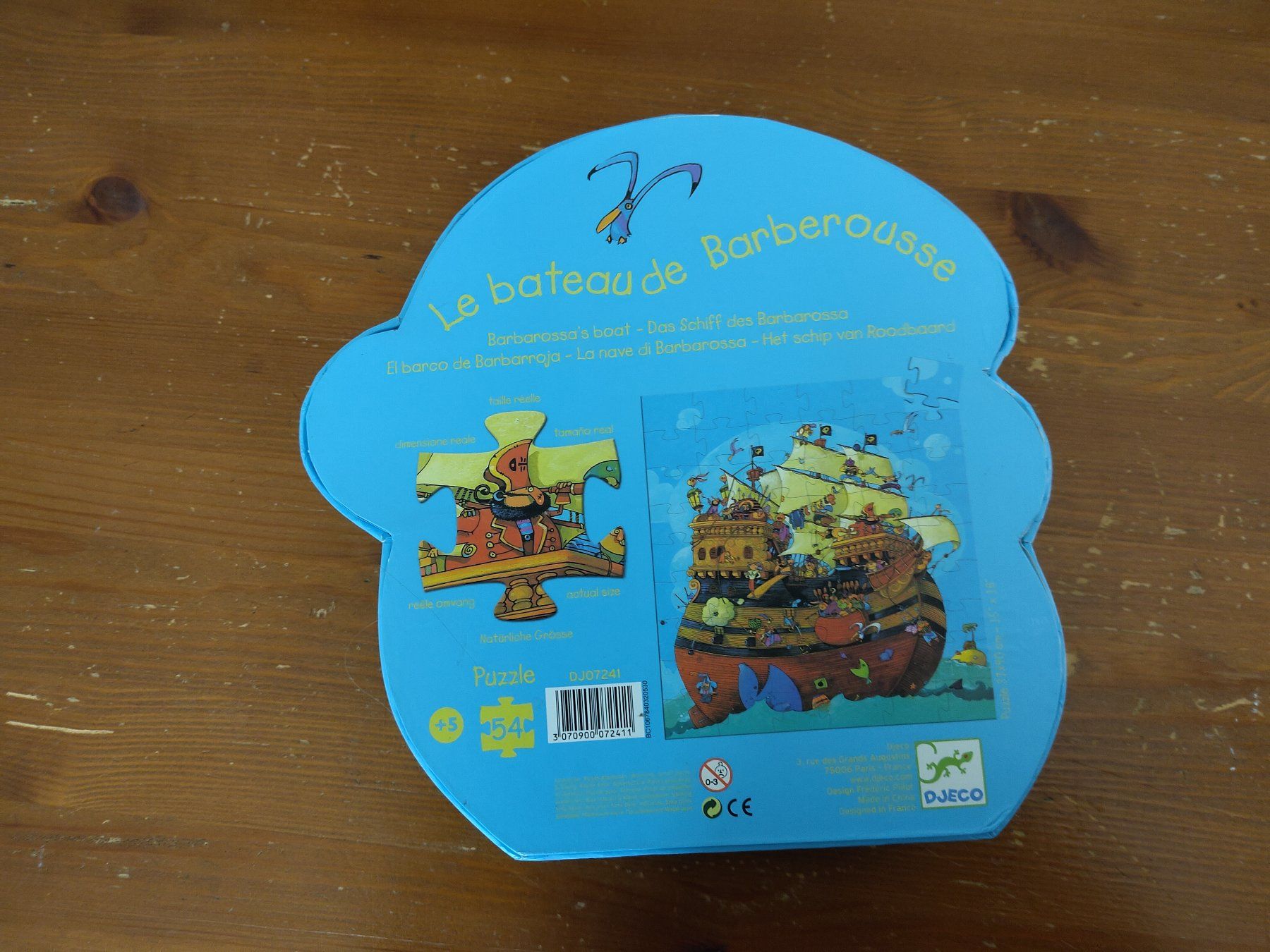 Djeco Puzzle: Piratenschiff Puzzel, 54 Stücke – Usato da Zürich venduto da isthatablatt 1