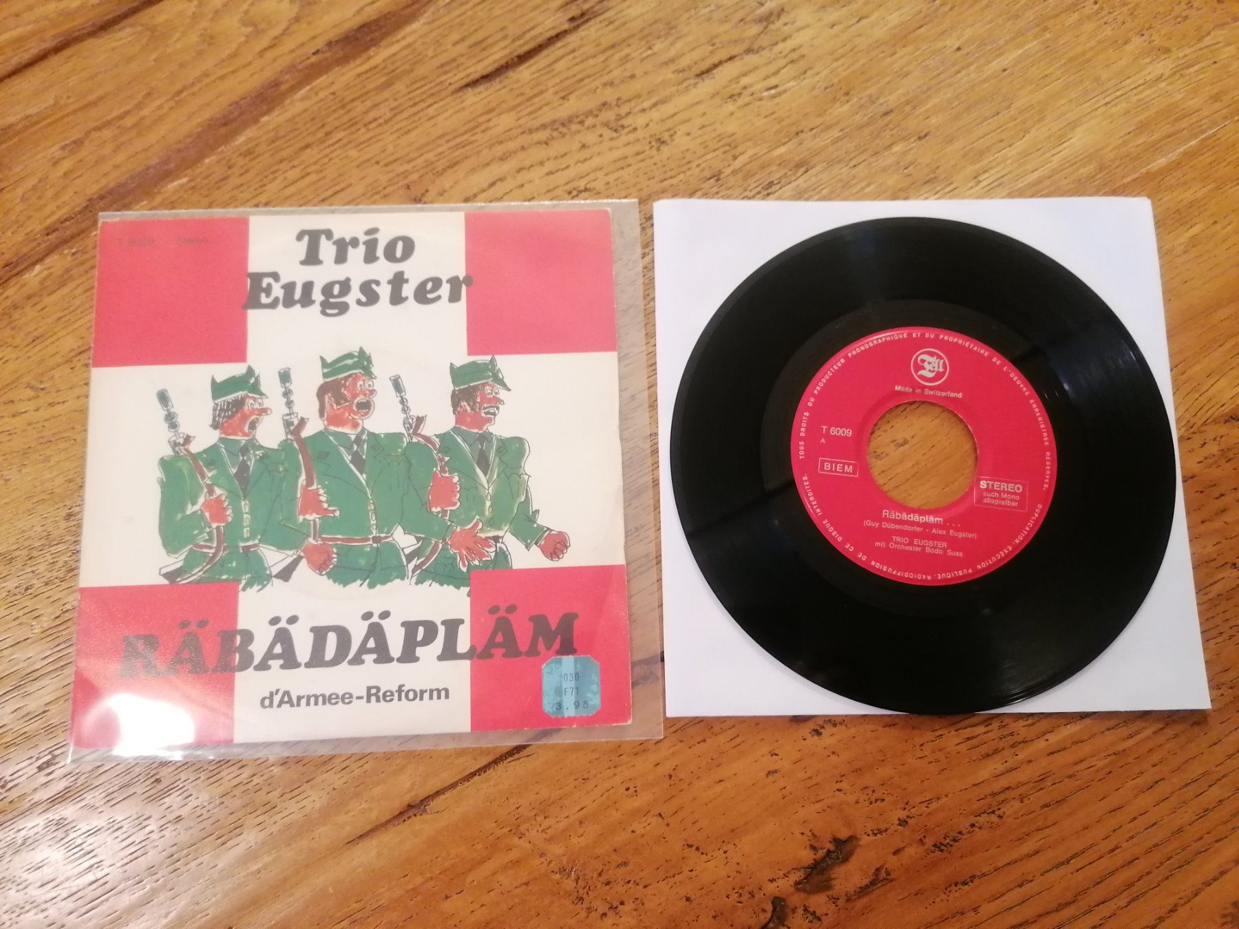 Dischi in vinile: Trio Eugster ‎– Räbädäpläm – Usato da Emmenbrücke venduto da lamorak