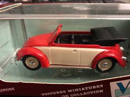 Vitesse VW Käfer Open Cabriolet rot/creme 1949 1:43 OVP