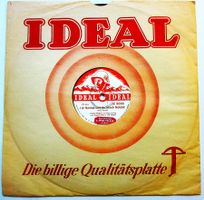 Schöne Erinnerungs Schellackplatte aus dem 2. Weltkrieg
