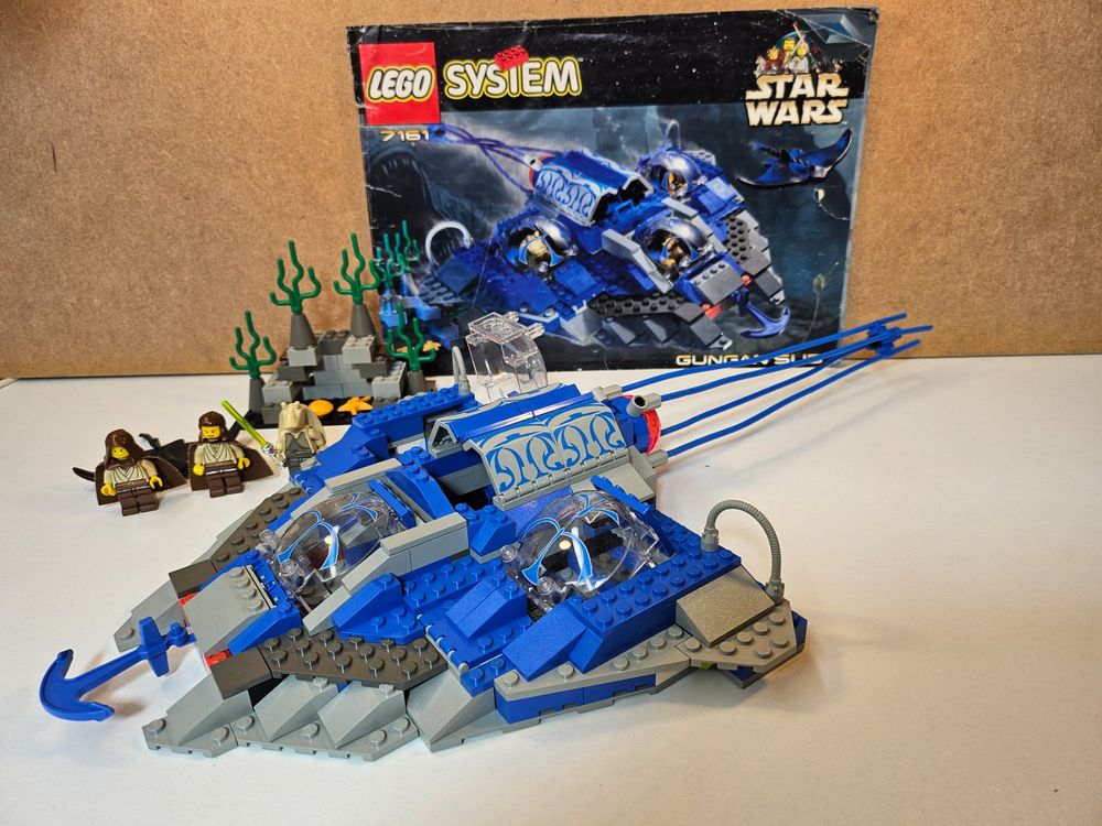 Lego System Star Wars 7161 Gungan Sub, U-Boot Jahr 1999 (Gebraucht) in ...