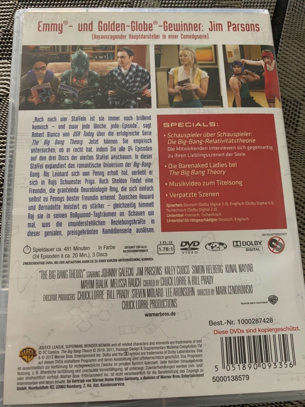 Alle DVDs: big bang theorie 4. staffel – Neu (gemäss Beschreibung) aus Härkingen von hamschter73 1