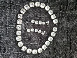 swarovski collier mit Ohrringen