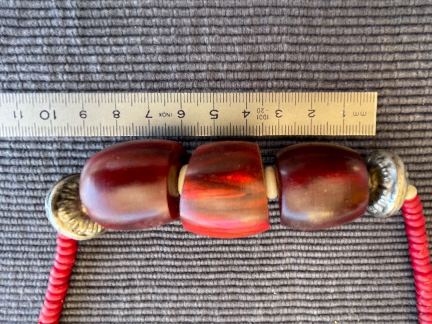 Catenine: Kette mit Holzperlen / Modeschmuck – Usato da Rümlang venduto da euqinom16 1