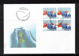 2009  FDC  4er Genfer Konventionen aus ABO