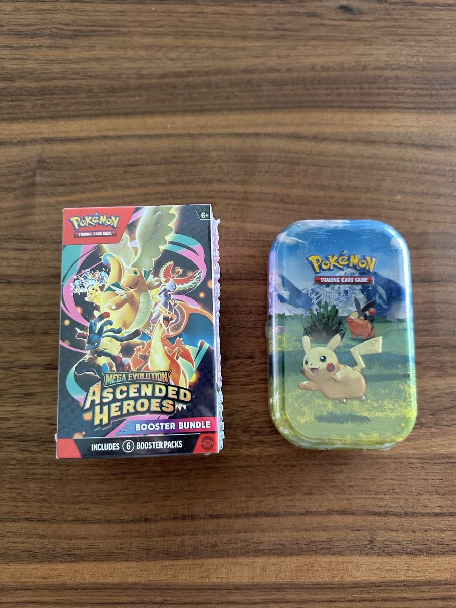 Pokémon Sammelbilder & Trading cards: Pokémon Ascended Heroes Booster Bundle e Mini Tin Sealed ab1 – Neu und originalverpackt aus Breganzona von willi_17