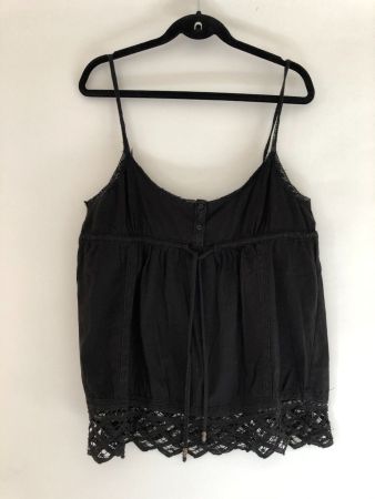 H&M Top Shirt mit Häkel Spitzen Boho Ethno Ibiza Chic