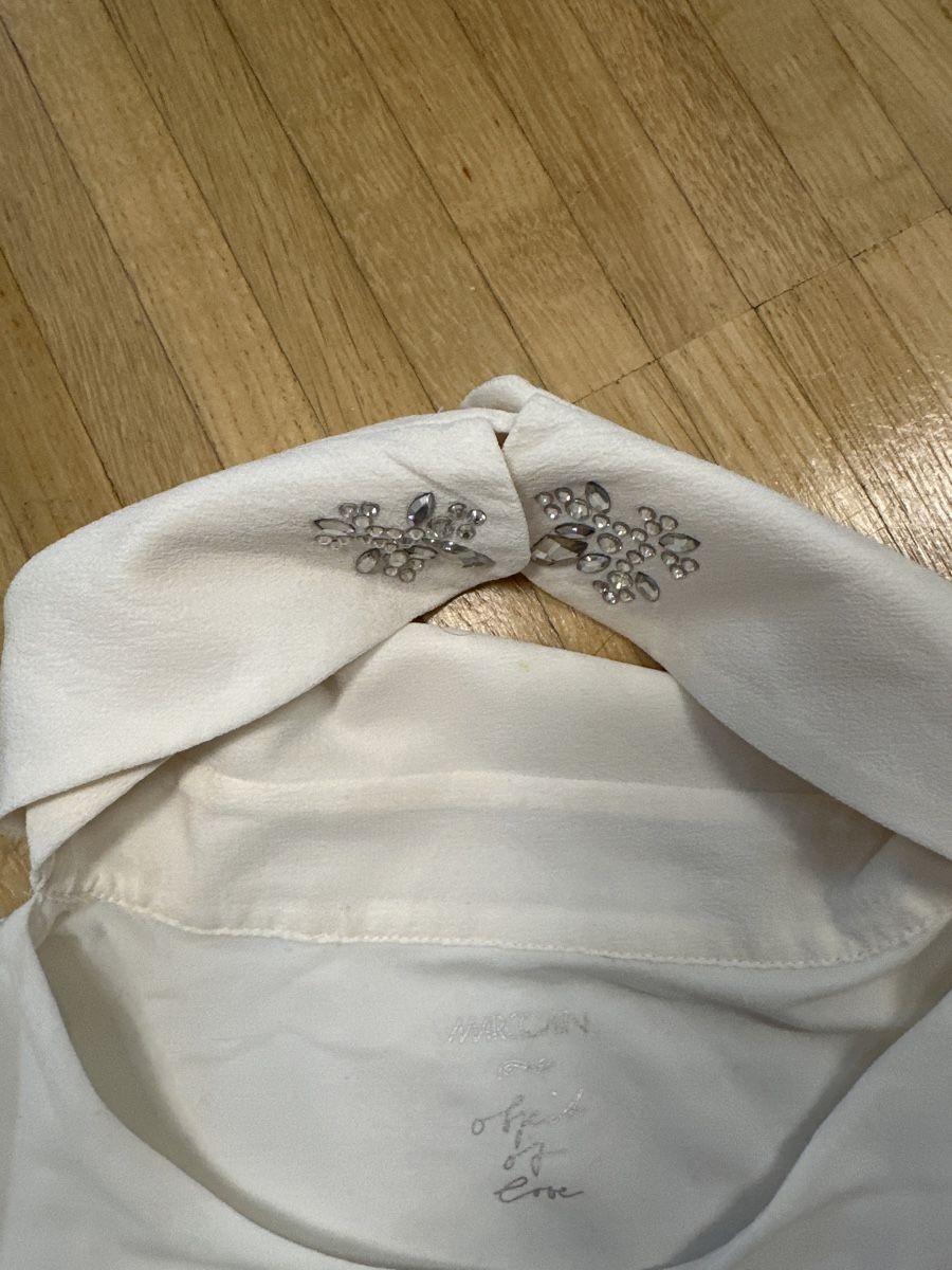 Marc Cain Top: Marc Cain Top, Strumpfware, mit Strasssteinen, NEU – Nuovo (secondo la descrizione) da Dübendorf venduto da Bella1177 2