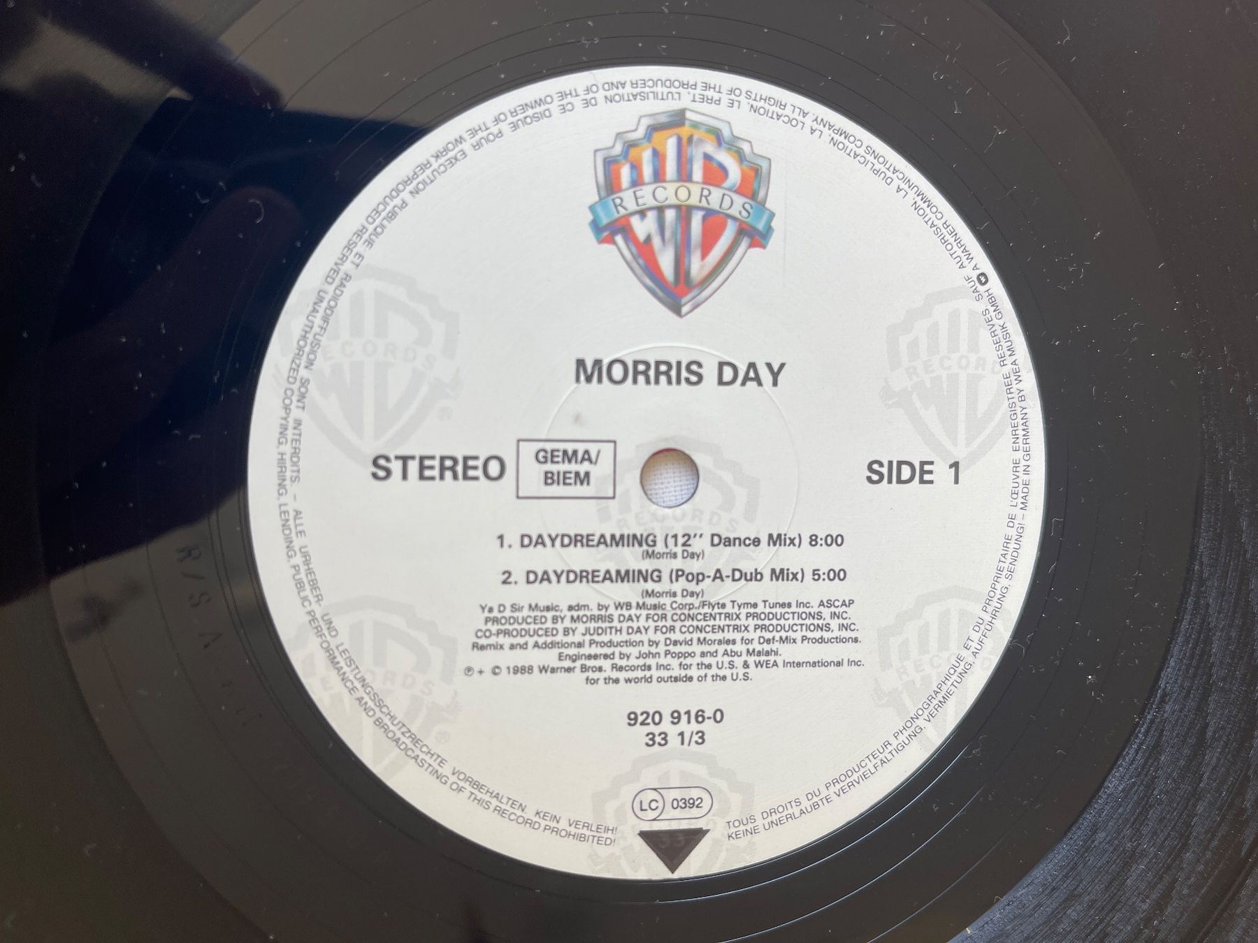 Dischi in vinile: A529/Morris Day - Daydreaming – Usato da Frutigen venduto da Philippe_jsp 2