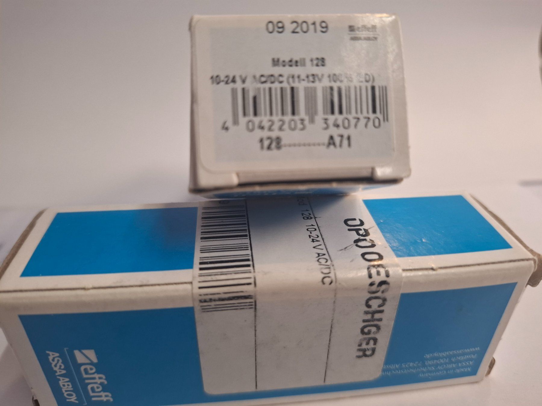 Ferramenta: Elektr.Türöffner eff Modell 128 Universal – Nuovo e nell'imballaggio originale da Steg im Tösstal venduto da LARO14