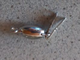 Kettenschließe, Silber 925 rhodiniert