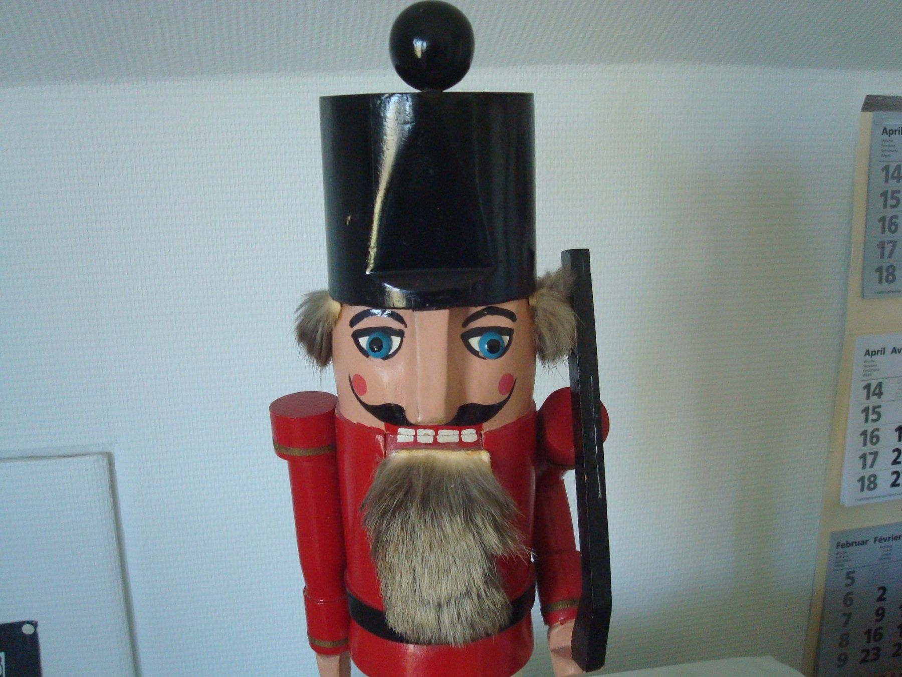 Figuren: Nussknacker holz 45 cm hoch – Gebraucht aus Riehen von Baerewaegli
