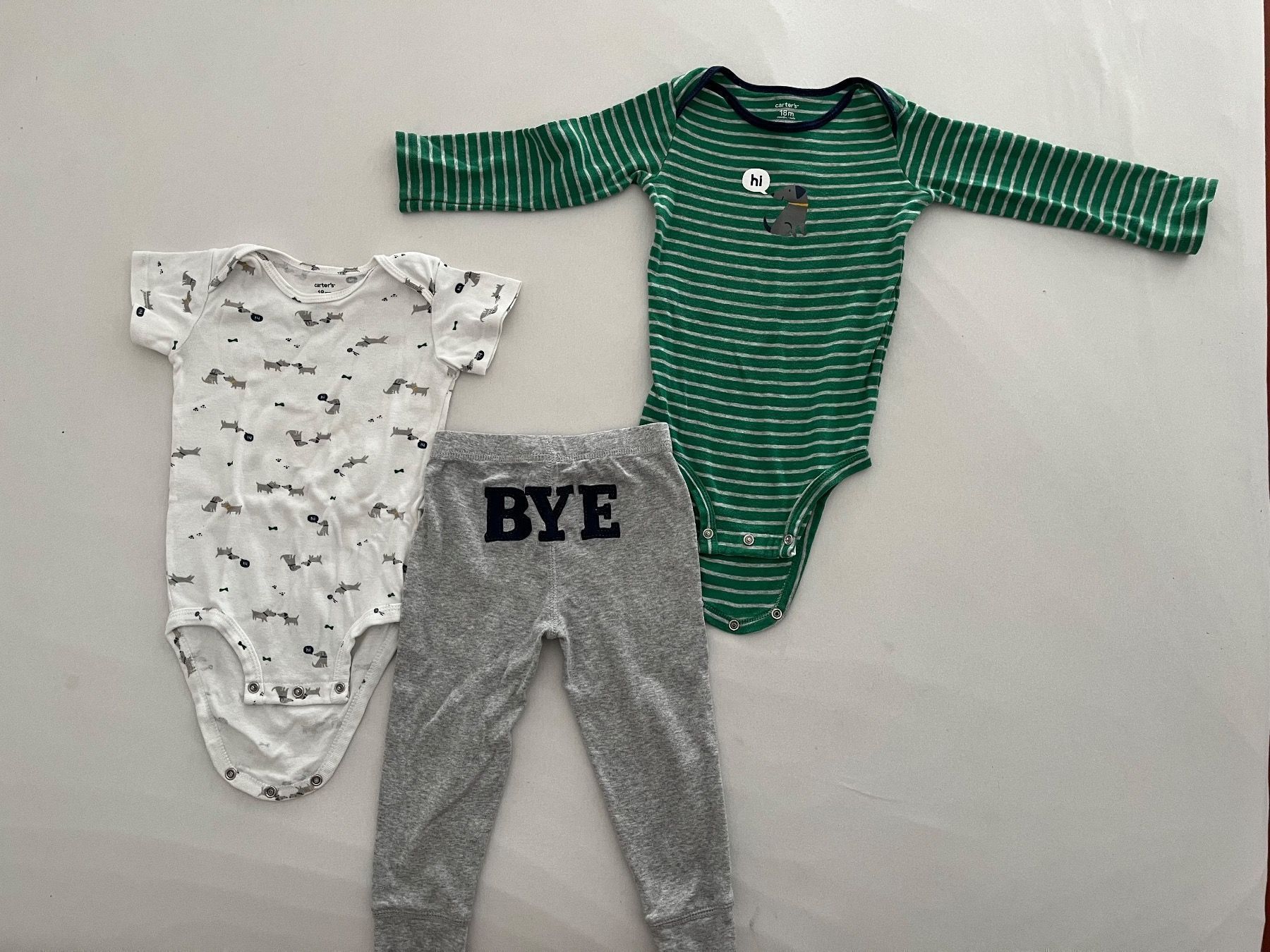 Carter's Lotti & Set di vestiti: Neuwertiges Carters Hi-Bye Set – Nuovo (secondo la descrizione) da Wettingen venduto da epe_9vbf