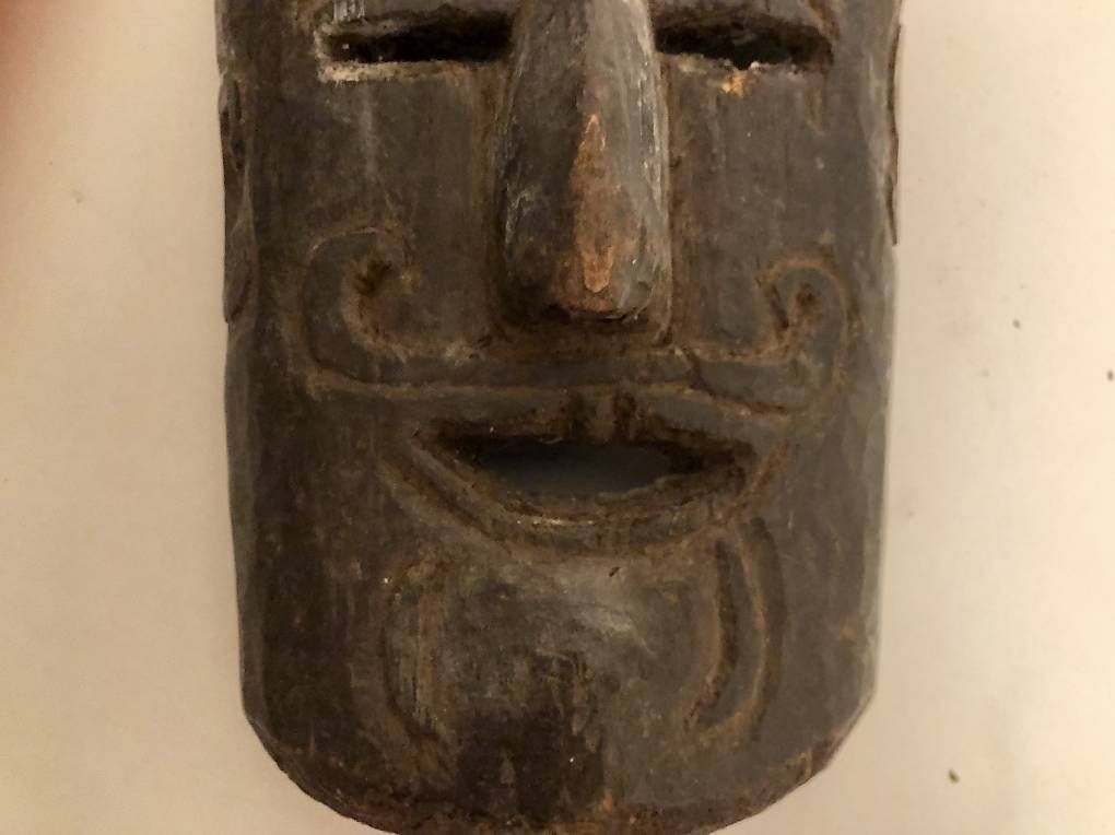Autres antiquités ou arts: Antike Maske aus Nepal – D'occasion à Basel par Familymusic 3