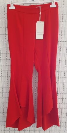 Neue Designer Sommerhose mit Volants, Grösse 176