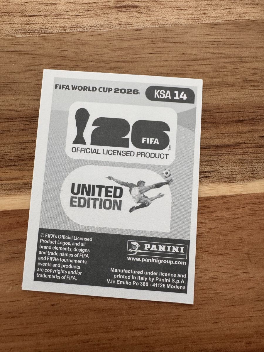 Panini Carte collezionabili: Panini - WM 2026 - KSA 14 - Sticker – Nuovo (secondo la descrizione) da Wetzikon ZH venduto da thayreen 2
