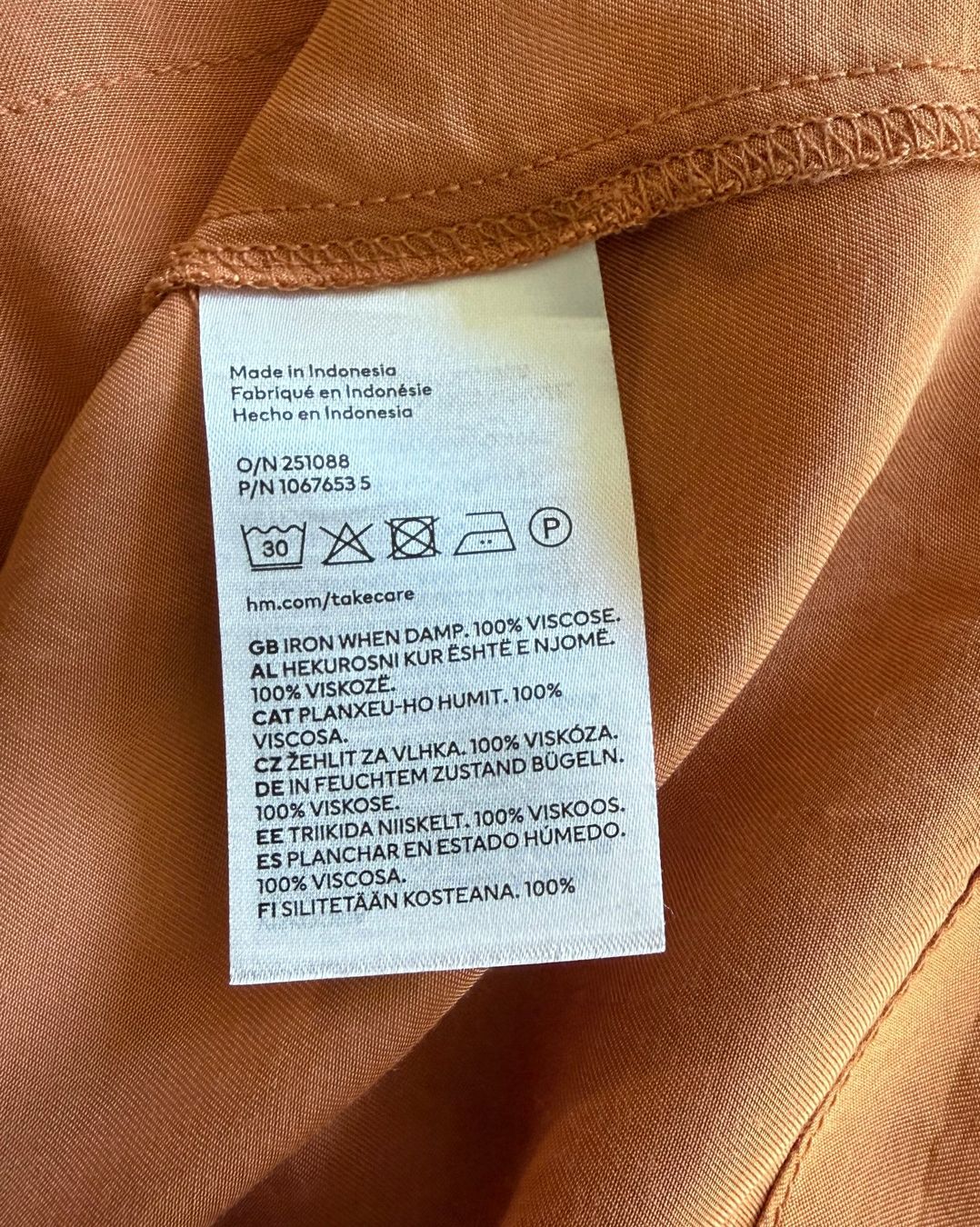 H&M Blusen: Kurzarmbluse H&M, orange – Gebraucht aus Zäziwil von kreative-ideen 4