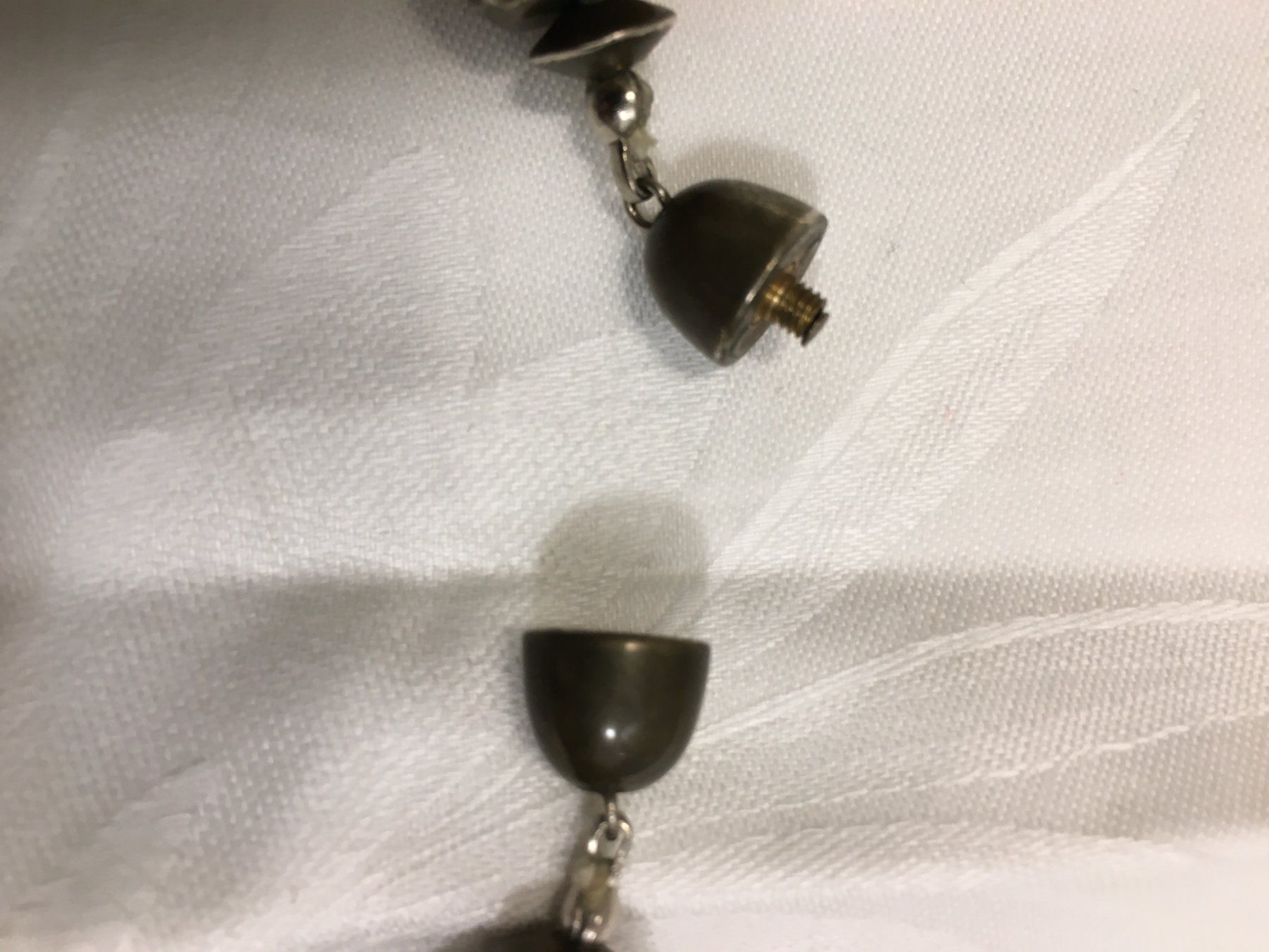Catenine: Braune Statement Kette mit Antik Details – Usato da Heerbrugg venduto da dwfg 2