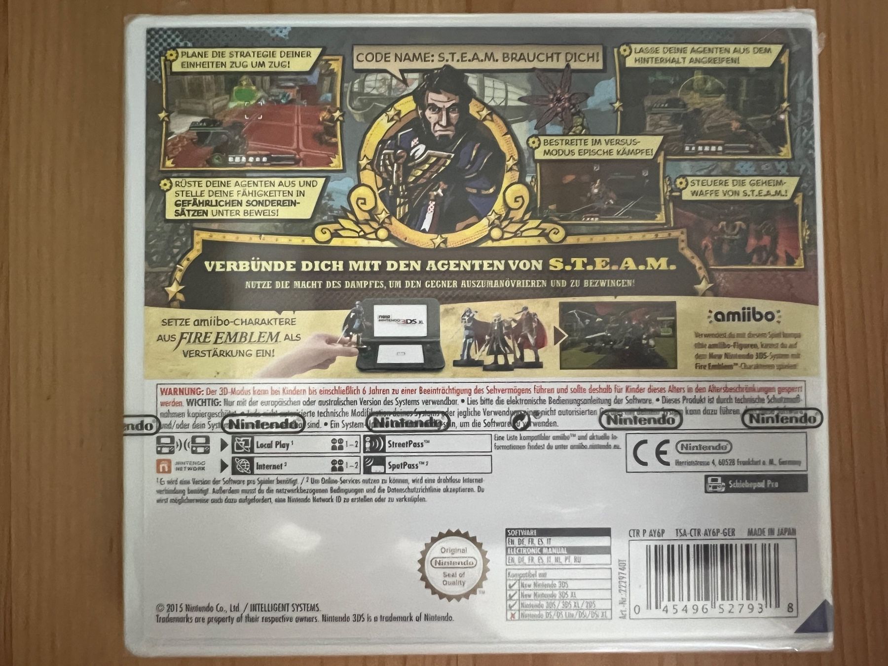 Nintendo Giochi: 3DS Code Name: S.T.E.A.M.       STEAM  NEU & OVP – Usato da st.gallen venduto da SoCre75 1