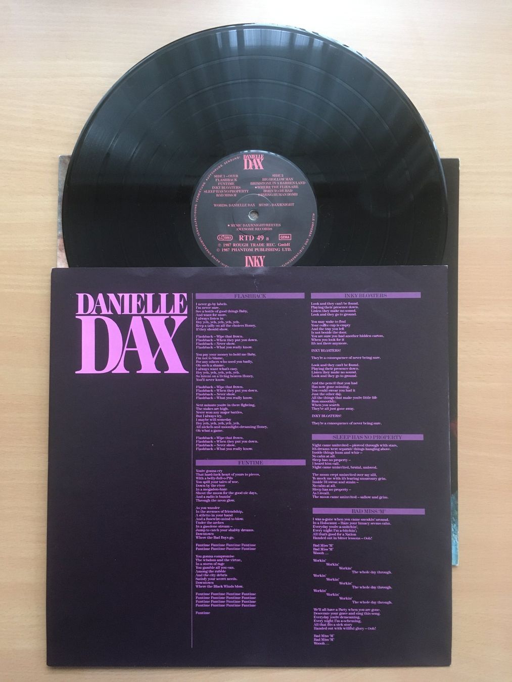 Dischi in vinile: Danielle Dax – Inky Bloaters – Usato da Grenchen venduto da Kogi7 2
