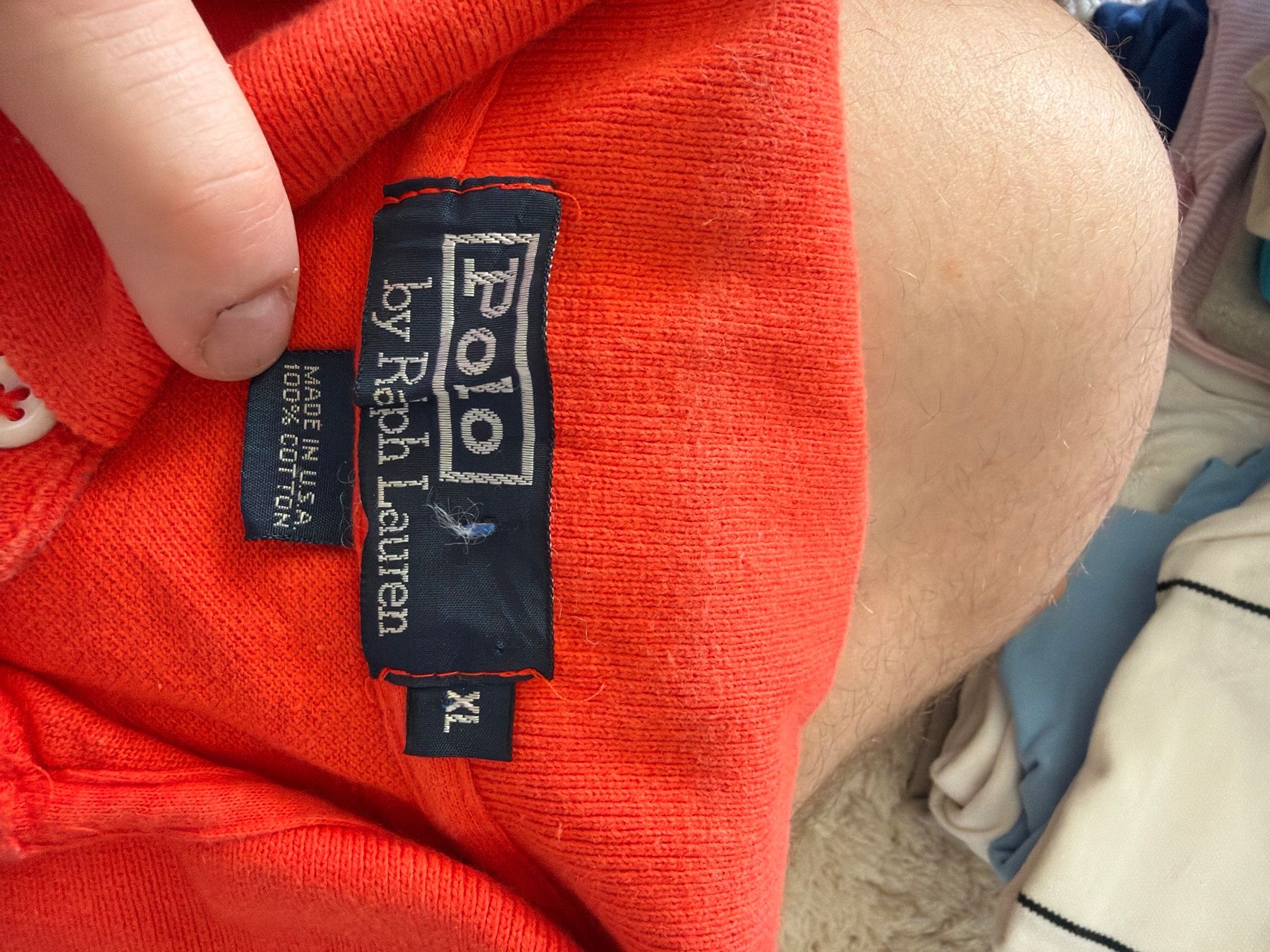 Ralph Lauren Magliette Polo: Polo Ralph Lauren orange  - Taille XL – Nuovo (secondo la descrizione) da Hauterive NE venduto da Leo_o 3