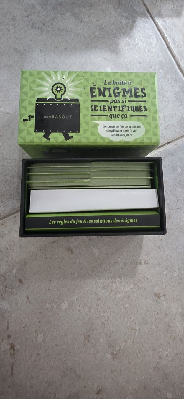Spiele: Boîte à enigmes scientifiques MARABOUT  – Gebraucht aus Wettingen von dlililou 1