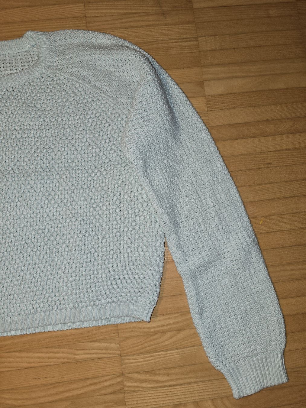 Pullover & Sweatshirts: Hellblauer Strickpullover, Grösse M – Gebraucht aus St. Gallen von A.W.128 1