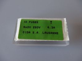 50er-Set Sicherungen, 5 verschiedene Typen